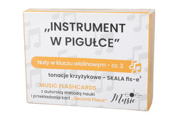 INSTRUMENT W PIGUŁCE Nuty w kluczu wiolinowym cz.2 fis - e3
