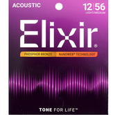 ELIXIR 16077 struny do gitary akustycznej 12-56