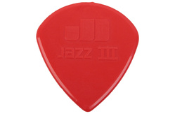 JIM DUNLOP kostka gitarowa Jazz III Red Nylon