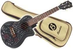BU-23S-ROSESNROLL ukulele koncertowe