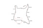 Boston ST-300-PC pickguard maskownica 3-warstwowa pearl cream