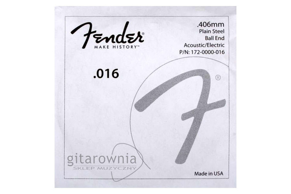 FENDER 1720000016 | struna | AK EL | .016