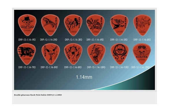 ROCK PICK DRP kostka .88 | 5 | WH