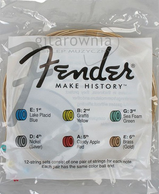 Fender 880CL 11-52 struny do gitary akustycznej