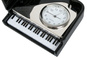 ZEBRA MUSIC miniatura Fortepian z zegarem
