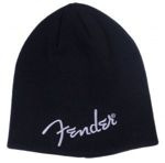 FENDER Beanie black Logo, czapka zimowa