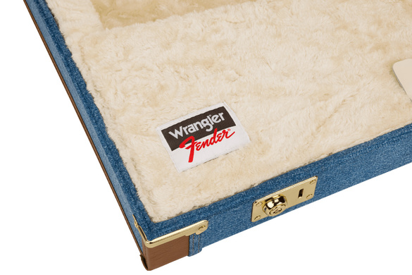 Fender® x Wrangler® Denim Case, Stratocaster®/Telecaster®  Indygo
