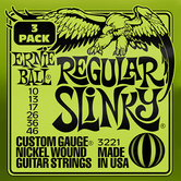 Ernie Ball 3221 struny niklowane 10-46  | 3 pack