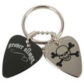 GROVER ALLMAN KR0025 brelok Pick Keyrings Skull X Bones