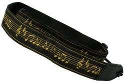 Presto PK4-Y | pas gitarowy | wzór żółte nutki