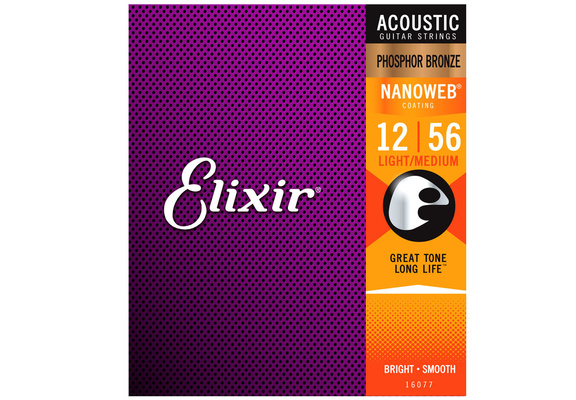 ELIXIR 16077 struny do gitary akustycznej 12-56