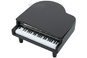 ZEBRA MUSIC miniatura Fortepian z zegarem
