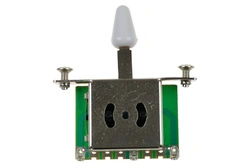 Przełącznik gitarowy 3-pozycyjny biała główka