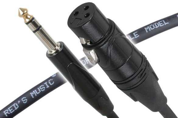 Red's Music MC1450BX kabel jack TRS - XLR męski