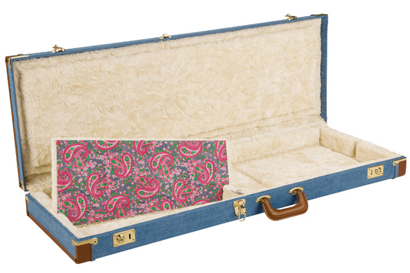 Fender® x Wrangler® Denim Case, Stratocaster®/Telecaster®  Indygo