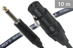 Red's Music MC12100BX 10 metrowy kabel jack-xlr żeński