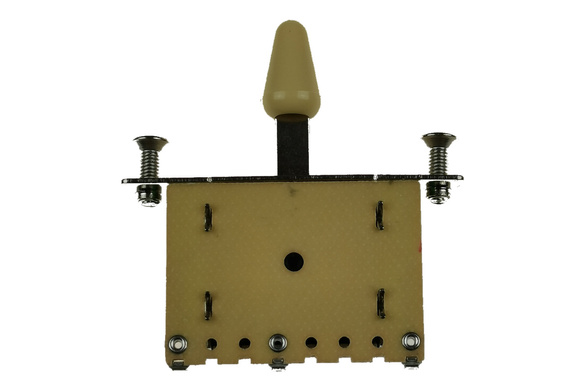 Przełącznik gitarowy 3-pozycyjny kremowa główka