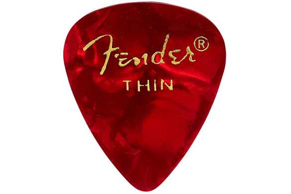 FENDER 351 kostka Premium Red Moto THIN