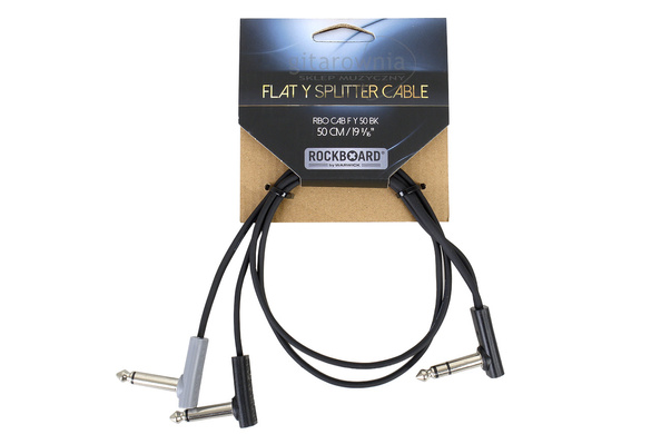 Rockboard Flat Y-Splitter kabel rozdzielający Jack - 2xJack 