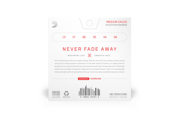 D'Addario XSAPB1356 struny do gitary AK 13-56