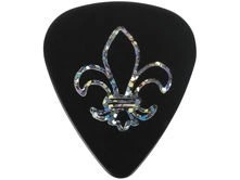 D'ANDREA kostka gitarowa Christian Symbols - lilia (Black, Medium)