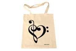 BAG01 Torba bawełniana kluczowe serce