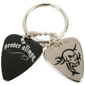 GROVER ALLMAN KR0021 brelok Pick Keyrings Tribal Skull 