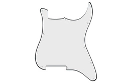 Boston ST-300-W pickguard maskownica 3-warstwowa 
