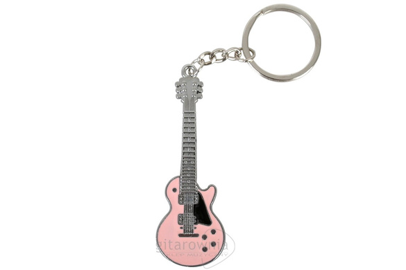 Brelok Les Paul jasny róż