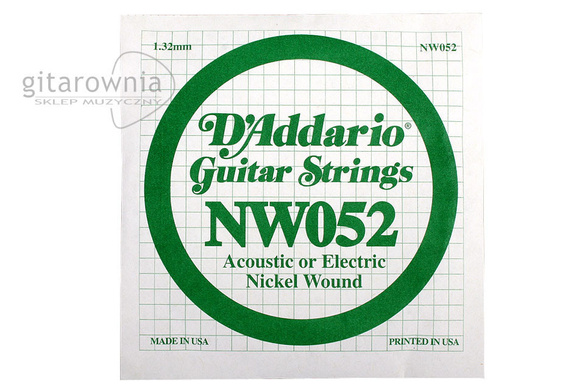 D'ADDARIO NW052 | struna | EL | .052