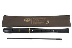 DABELL DSR-201B BK flet sopranowy prosty barokowy  