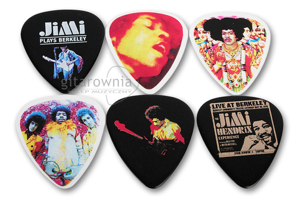 DUNLOP zestaw kostek gitarowych Jimi Hendrix Bold As Love Set