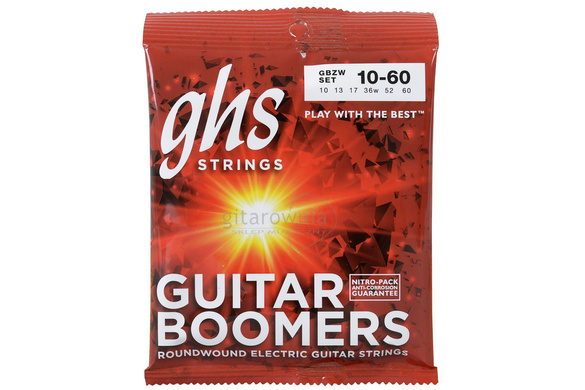 GHS GBZW struny do gitary elektrycznej 10-60