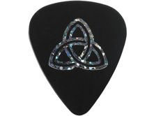 D'ANDREA kostka gitarowa Christian Symbols - triquetra (Black, Heavy)