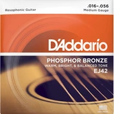 D'Addario EJ42 struny do gitary akustycznej 16-56