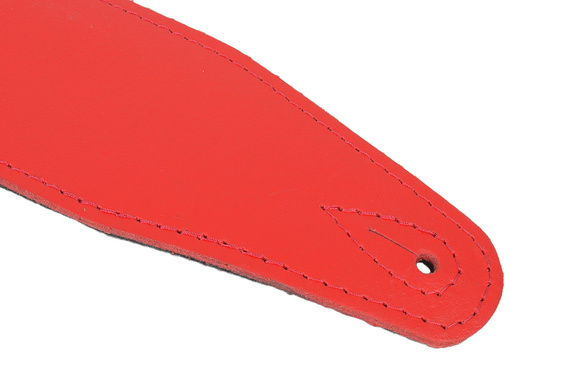 Akmuz PES300RED FILC pas gitarowy skórzany 