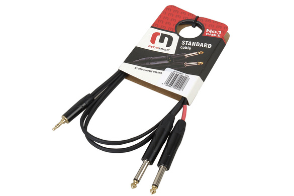 Red's Music AU1715 BX  jack 3,5 - 2 x jack 6,3