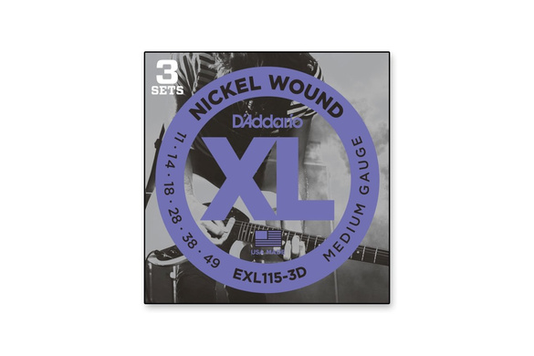 D'ADDARIO EXL1153D 3SET struny | 11-49 trójpak