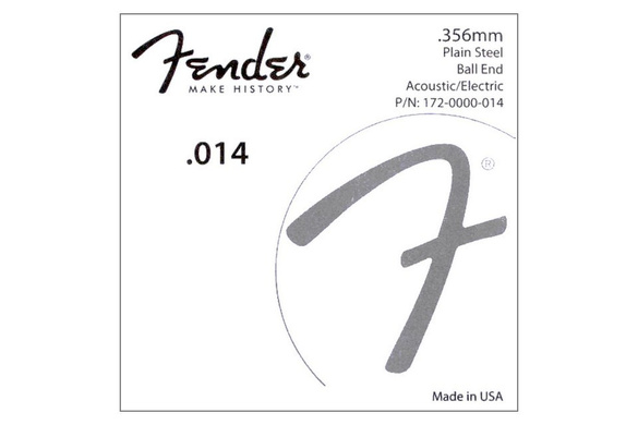 FENDER 1720000014 | struna | AK EL | .014