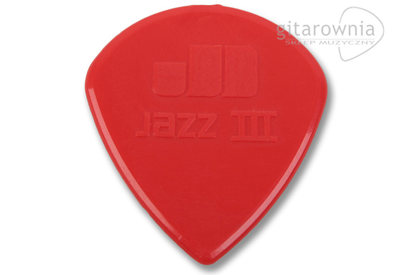 JIM DUNLOP kostka gitarowa Jazz III Red Nylon
