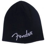 FENDER Beanie black Logo, czapka zimowa