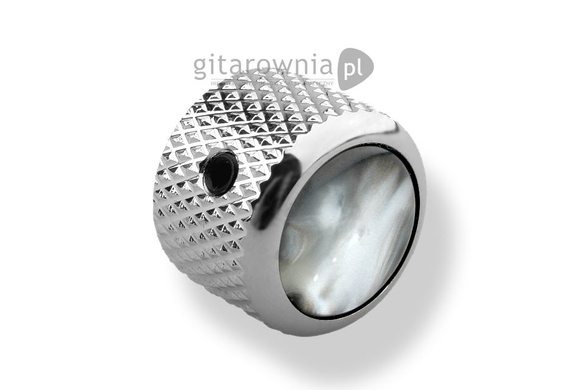 Q-PARTS Acrylic Black Pearl Chrom gałka