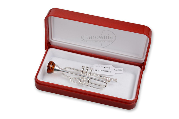 SIL0132 broszka TRĄBKA