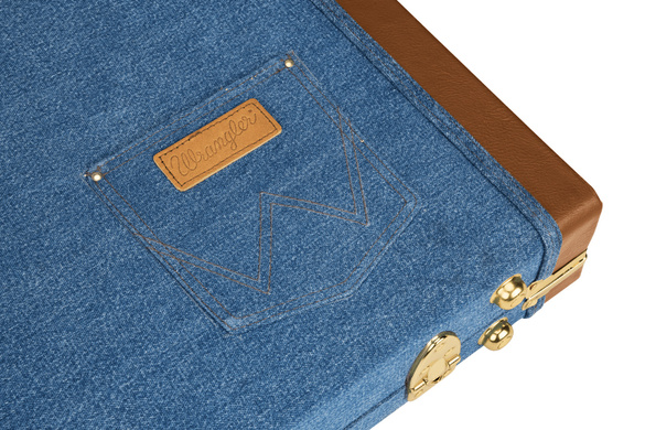Fender® x Wrangler® Denim Case, Stratocaster®/Telecaster®  Indygo