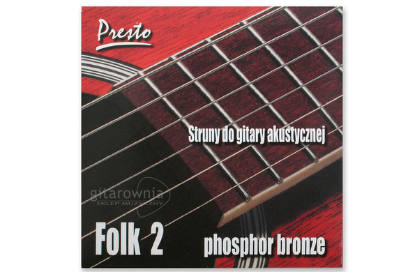 Presto FOLK2 struny do gitary akustycznej