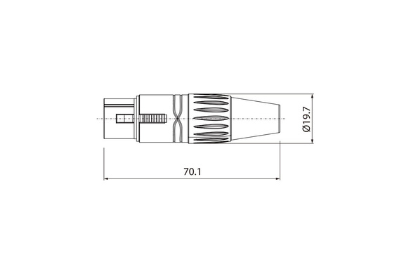 Roxtone RX3FP-BT wtyk żeński XLR