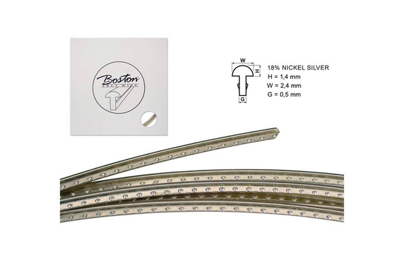 Boston FW-1424058 drut progowy 18% nickel-srebro 1,4 na 2,4mm