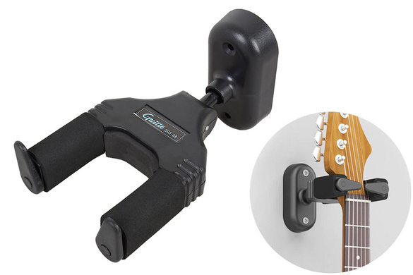 Guitto GGS-08 wieszak gitarowy ścienny Self-Lock 