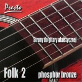 Presto FOLK2 struny do gitary akustycznej
