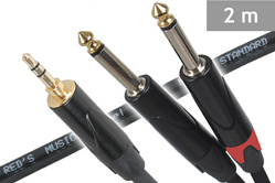 Red's Music AU1720 BX  jack 3,5 - 2 x jack 6,3